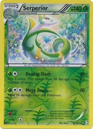 Serperior [Reverse Holo] - Pokemon Boundaries Crossed #13