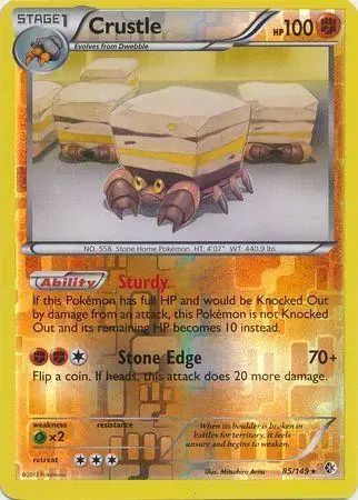 Crustle [Reverse Holo] - Pokemon Boundaries Crossed #85