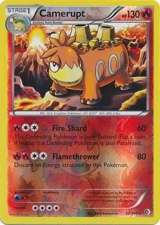 Camerupt [Reverse Holo] - Pokemon Boundaries Crossed #22