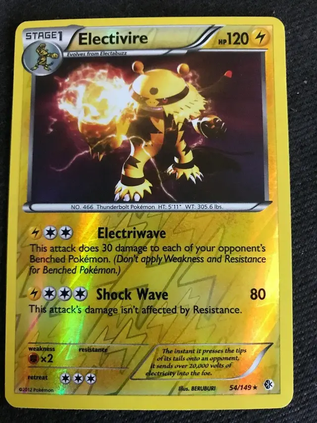 Electivire [Reverse Holo] - Pokemon Boundaries Crossed #54