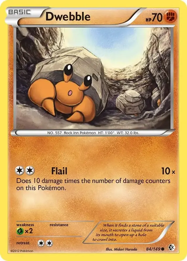 Dwebble - Pokemon Boundaries Crossed #84