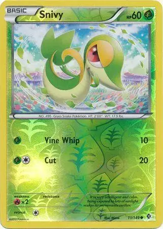 Snivy [Reverse Holo] - Pokemon Boundaries Crossed #11