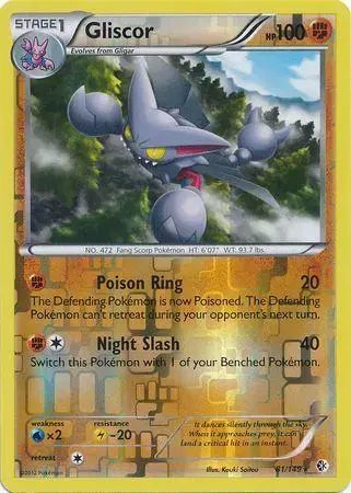 Gliscor [Reverse Holo] - Pokemon Boundaries Crossed #81
