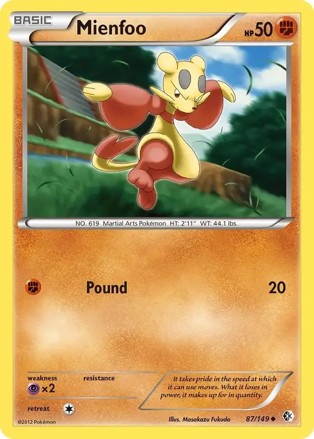 Mienfoo - Pokemon Boundaries Crossed #87