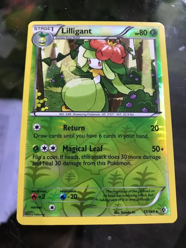 Lilligant [Reverse Holo] - Pokemon Boundaries Crossed #17