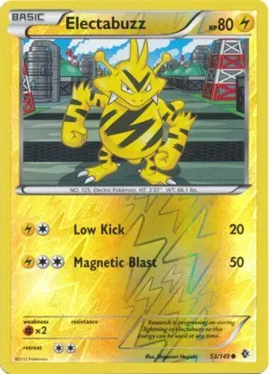 Electabuzz [Reverse Holo] - Pokemon Boundaries Crossed #53