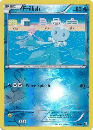 Frillish [Reverse Holo] - Pokemon Boundaries Crossed #44