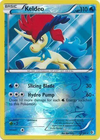 Keldeo [Reverse Holo] - Pokemon Boundaries Crossed #47