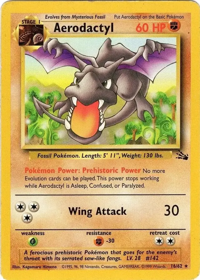 Aerodactyl - Pokemon Fossil #16
