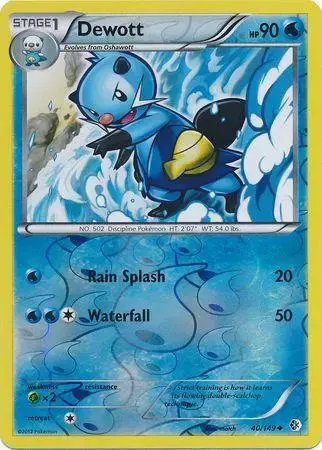 Dewott [Reverse Holo] - Pokemon Boundaries Crossed #40