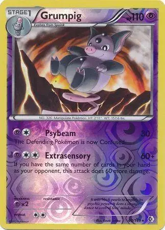Grumpig [Reverse Holo] - Pokemon Boundaries Crossed #60