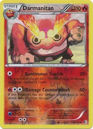 Darmanitan [Reverse Holo] - Pokemon Boundaries Crossed #28