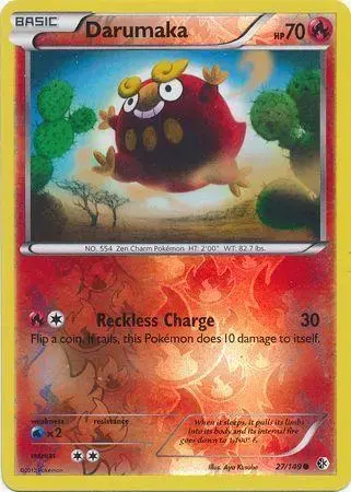 Darumaka [Reverse Holo] - Pokemon Boundaries Crossed #27