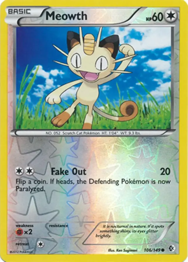 Meowth [Reverse Holo]