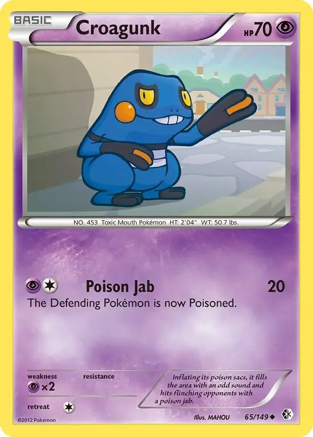 Croagunk - Pokemon Boundaries Crossed #65