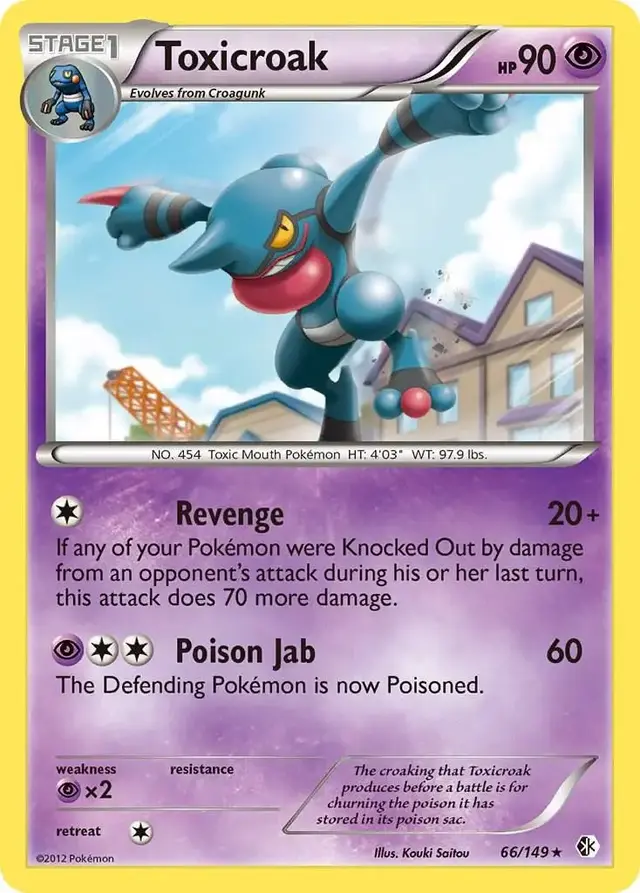 Toxicroak - Pokemon Boundaries Crossed #66