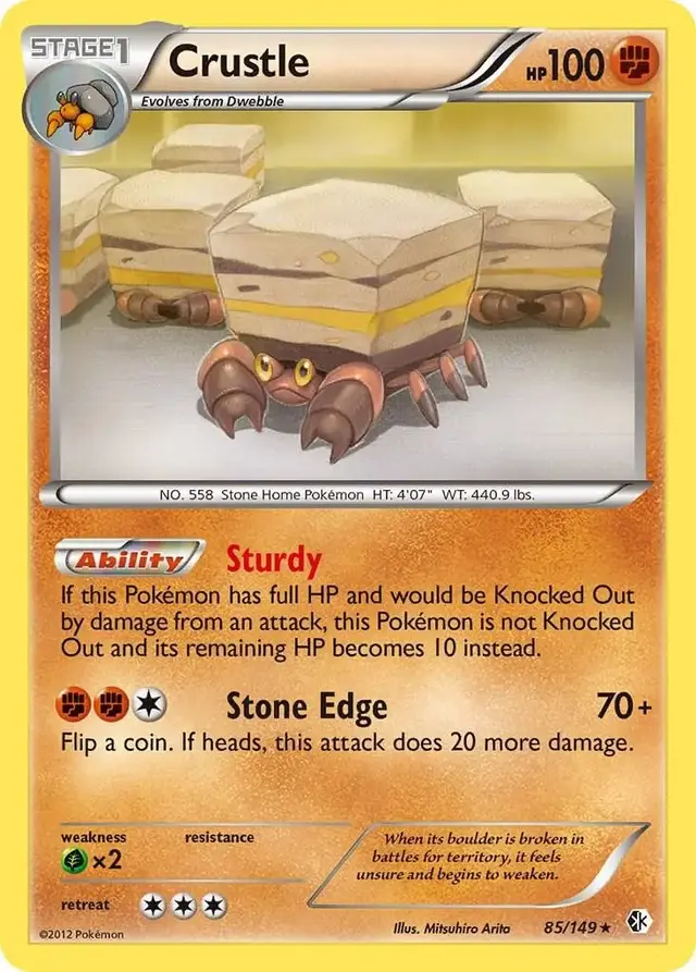 Crustle - Pokemon Boundaries Crossed #85