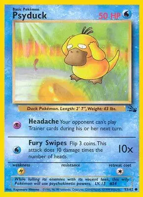 Psyduck - Pokemon Fossil #53