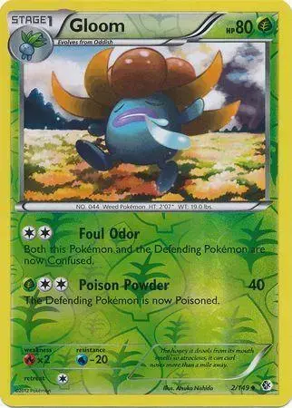 Gloom [Reverse Holo] - Pokemon Boundaries Crossed #2