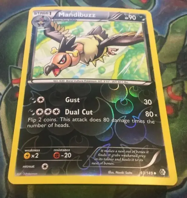 Mandibuzz [Reverse Holo] - Pokemon Boundaries Crossed #93