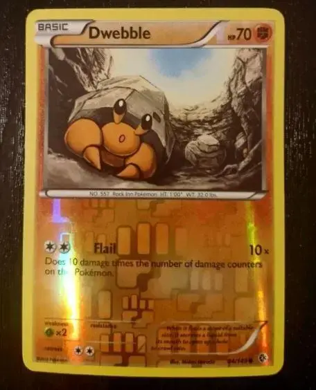 Dwebble [Reverse Holo] - Pokemon Boundaries Crossed #84