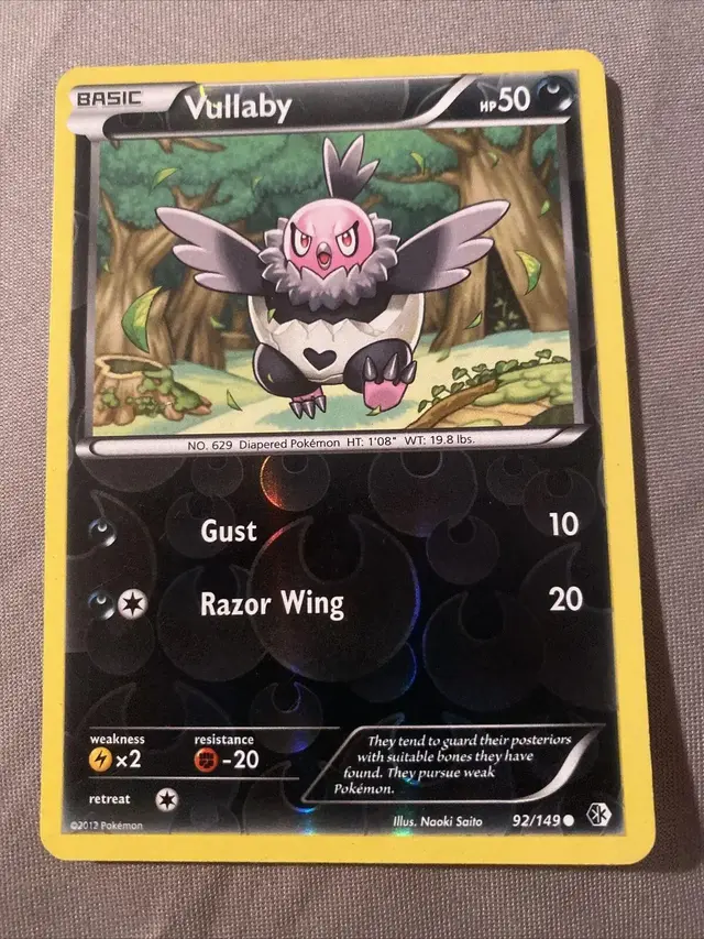 Vullaby [Reverse Holo] - Pokemon Boundaries Crossed #92