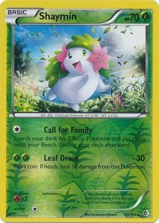 Shaymin [Reverse Holo] - Pokemon Boundaries Crossed #10