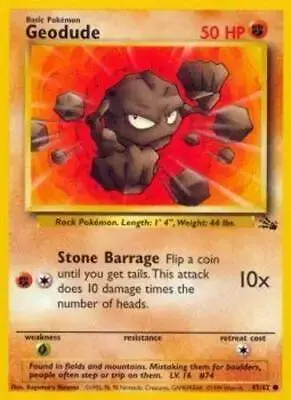 Geodude - Pokemon Fossil #47
