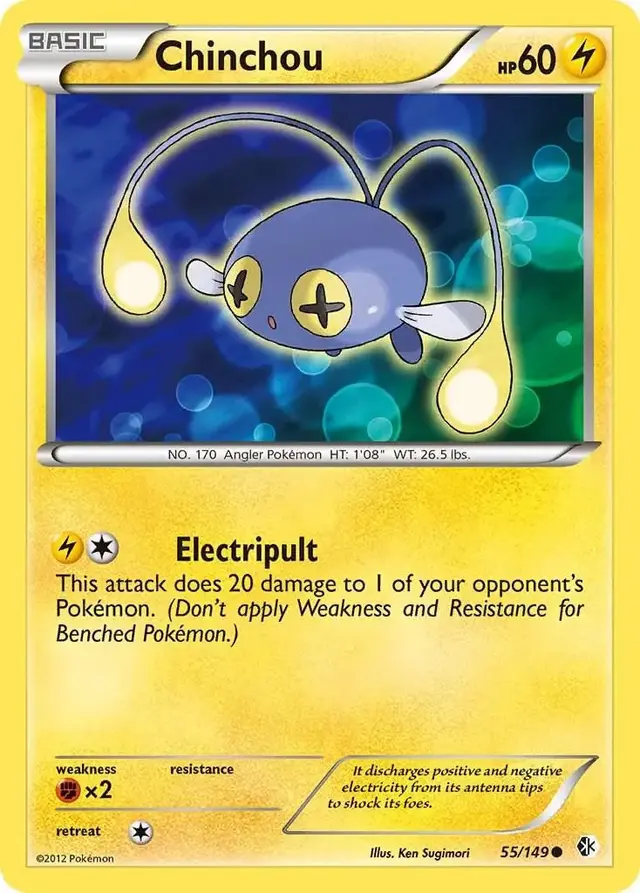 Chinchou #55 - Pokemon Boundaries Crossed