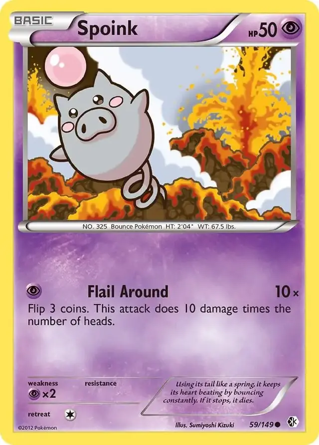 Spoink - Pokemon Boundaries Crossed #59