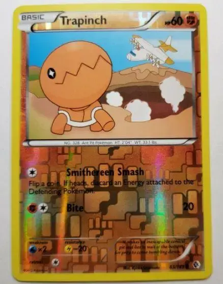 Trapinch [Reverse Holo] - Pokemon Boundaries Crossed #83