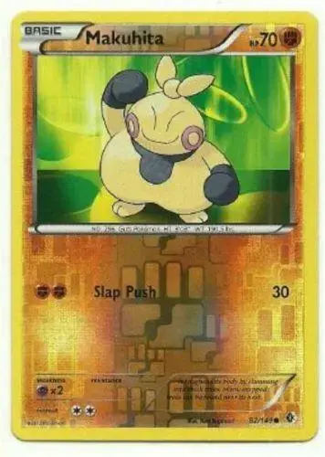 Makuhita [Reverse Holo] - Pokemon Boundaries Crossed #82
