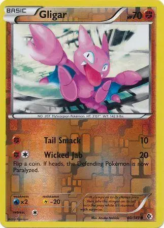 Gligar [Reverse Holo] - Pokemon Boundaries Crossed #80
