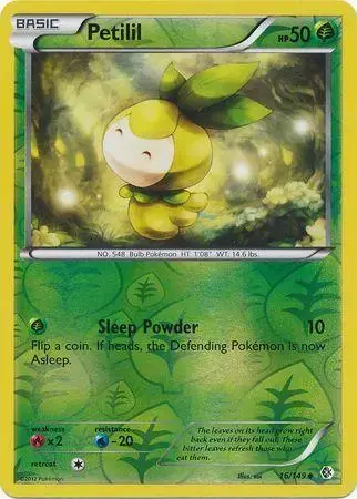 Petilil [Reverse Holo] - Pokemon Boundaries Crossed #16