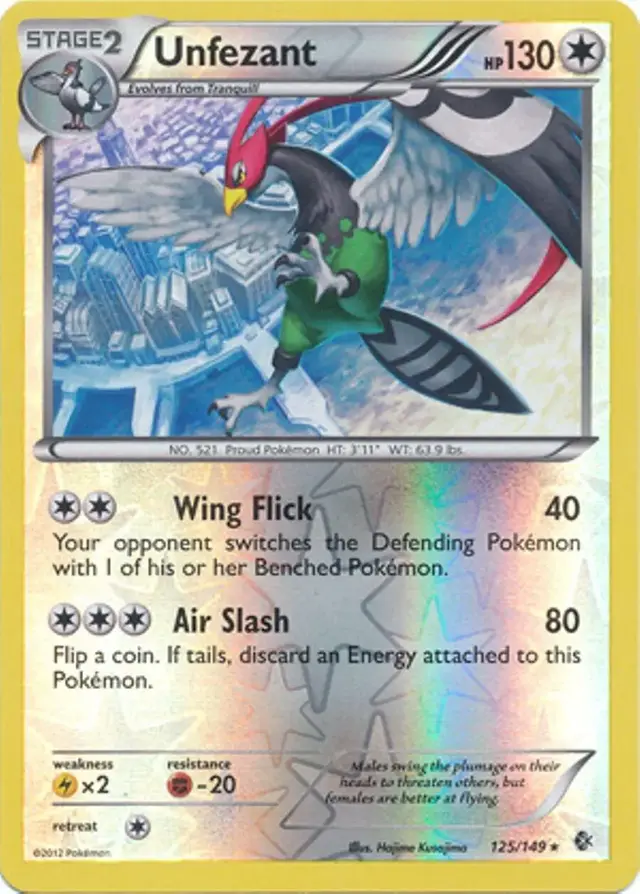 Unfezant [Reverse Holo]