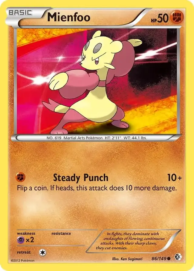 Mienfoo - Pokemon Boundaries Crossed #86
