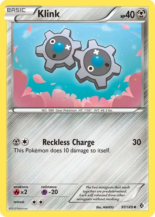 Klink - Pokemon Boundaries Crossed #97