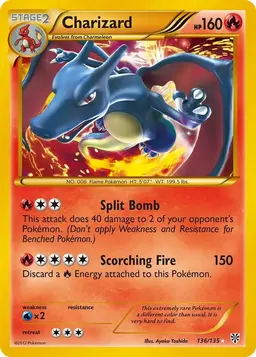 Charizard #136 - Pokemon Plasma Storm