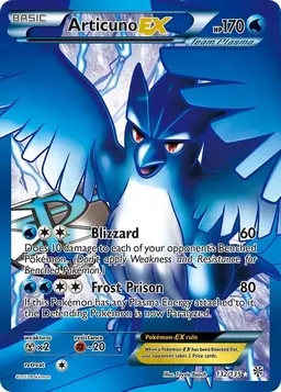 Articuno EX #132 - Pokemon Plasma Storm