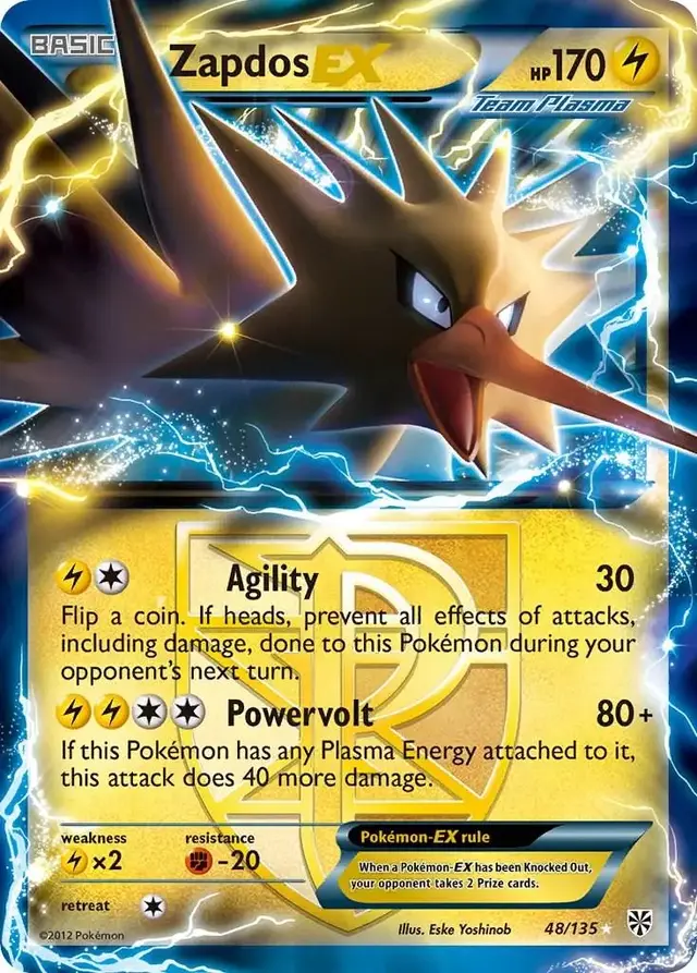 Zapdos EX - Pokemon Plasma Storm #48