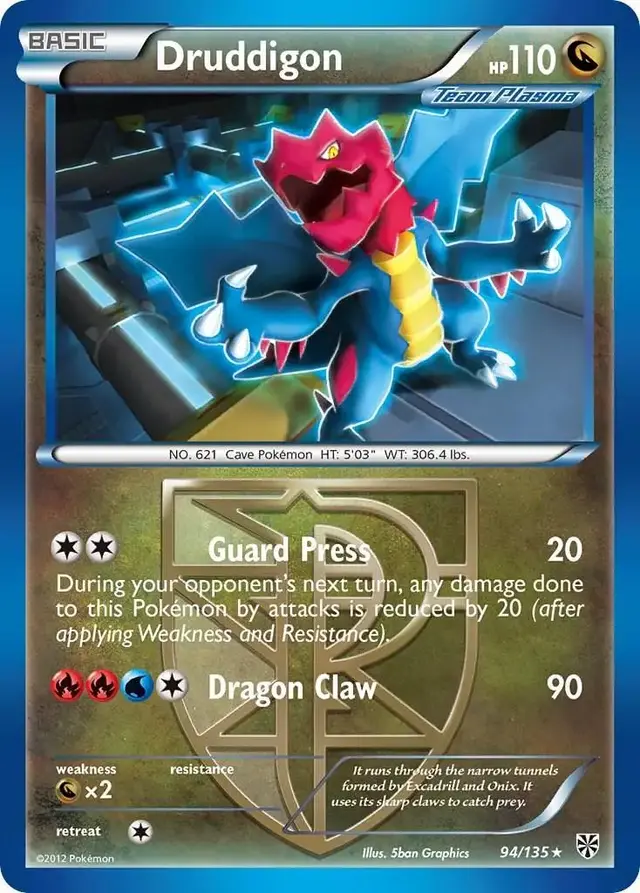 Druddigon - Pokemon Plasma Storm #94