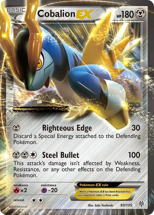 Cobalion EX - Pokemon Plasma Storm #93