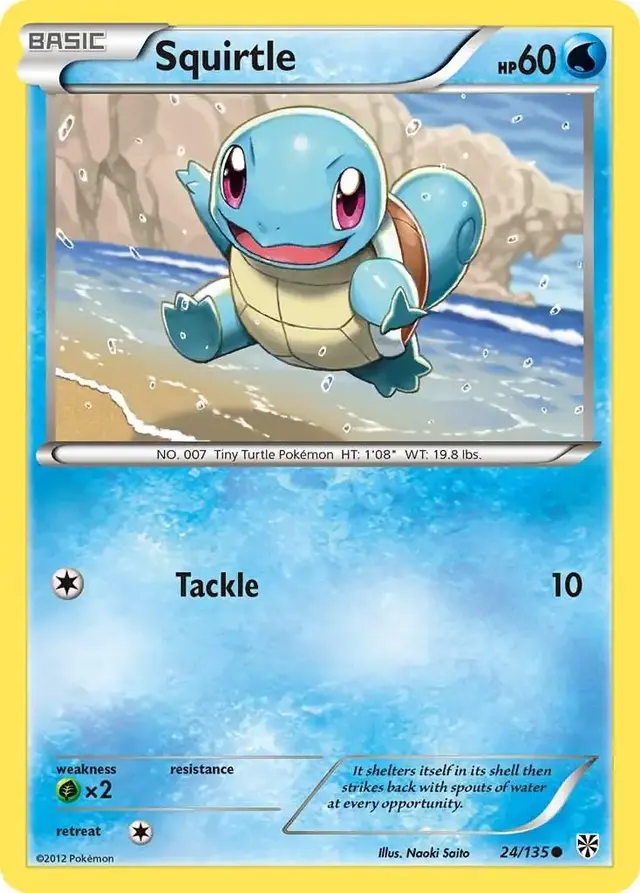 Squirtle - Pokemon Plasma Storm #24