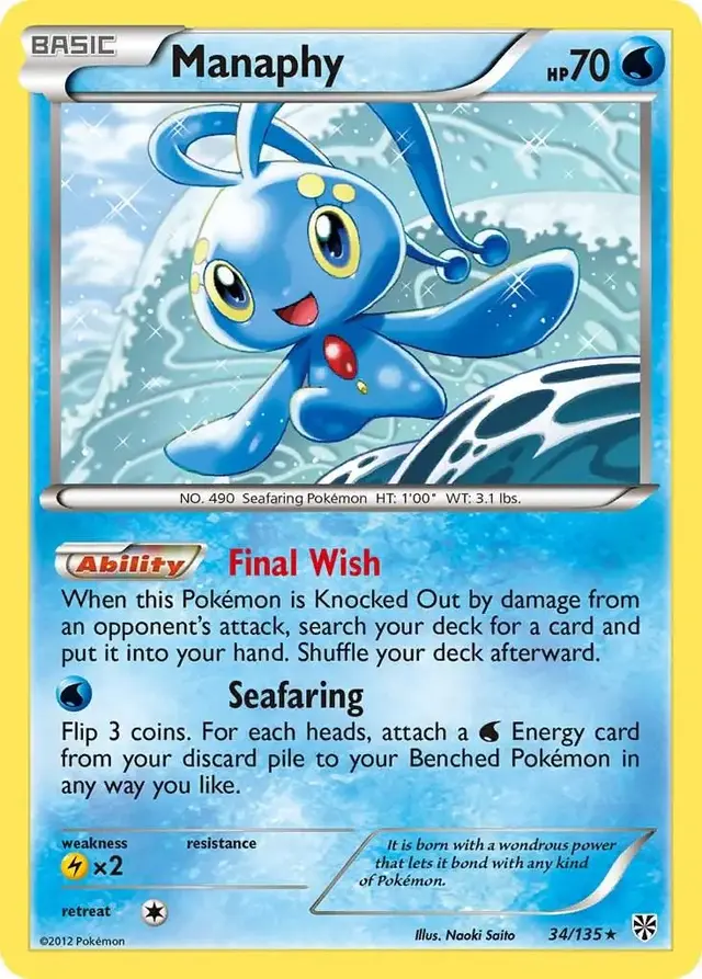 Manaphy - Pokemon Plasma Storm #34