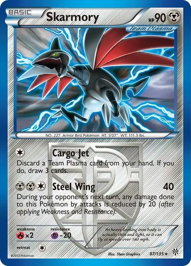 Skarmory - Pokemon Plasma Storm #87
