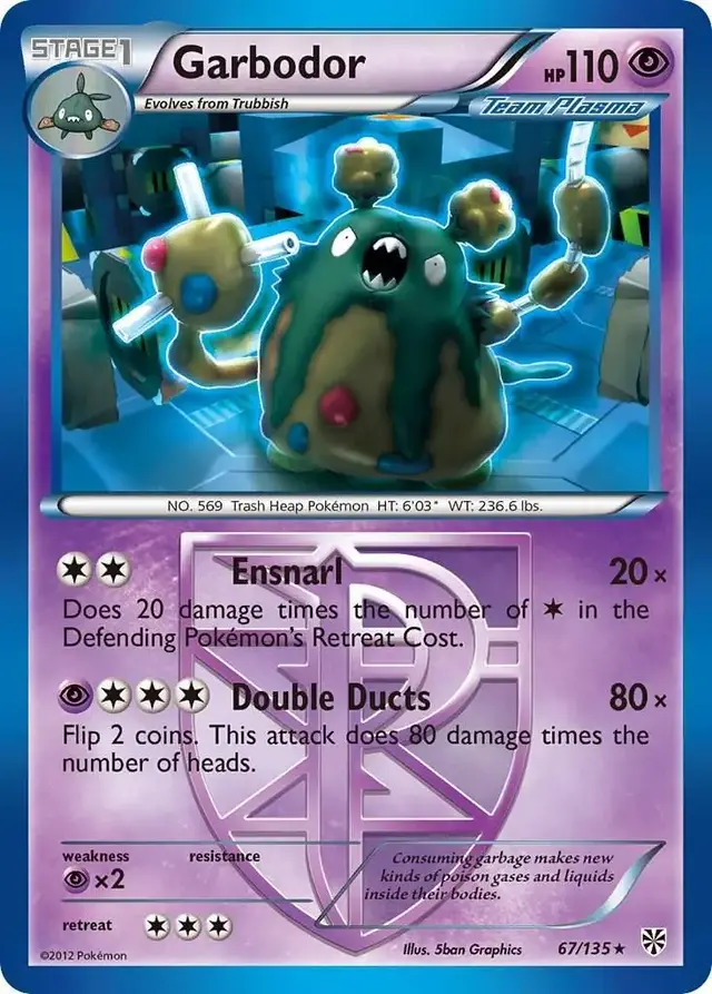 Garbodor - Pokemon Plasma Storm #67