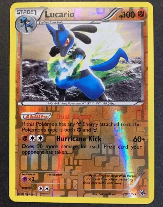 Lucario [Reverse Holo] - Pokemon Plasma Storm #78