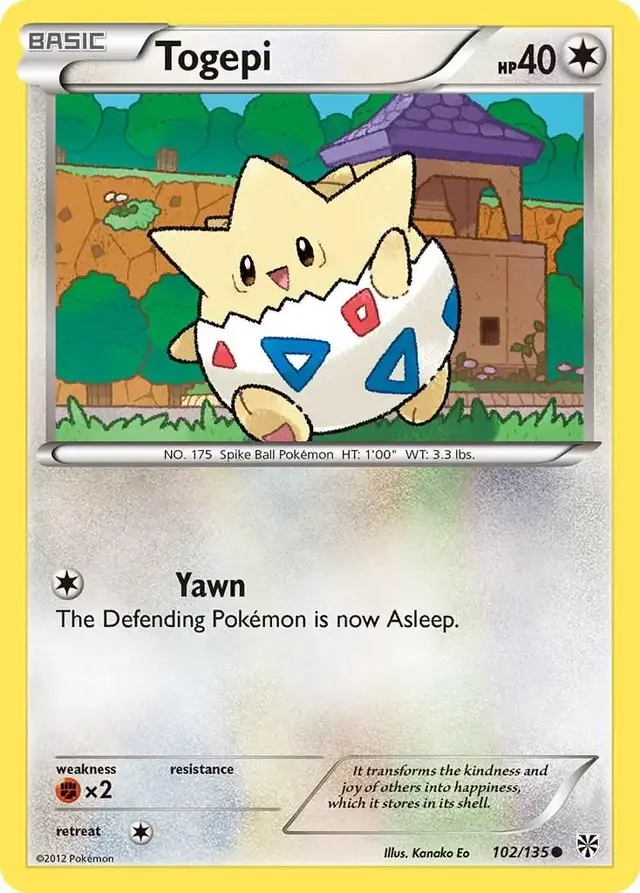 Togepi - Pokemon Plasma Storm #102