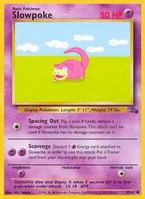 Slowpoke - Pokemon Fossil #55