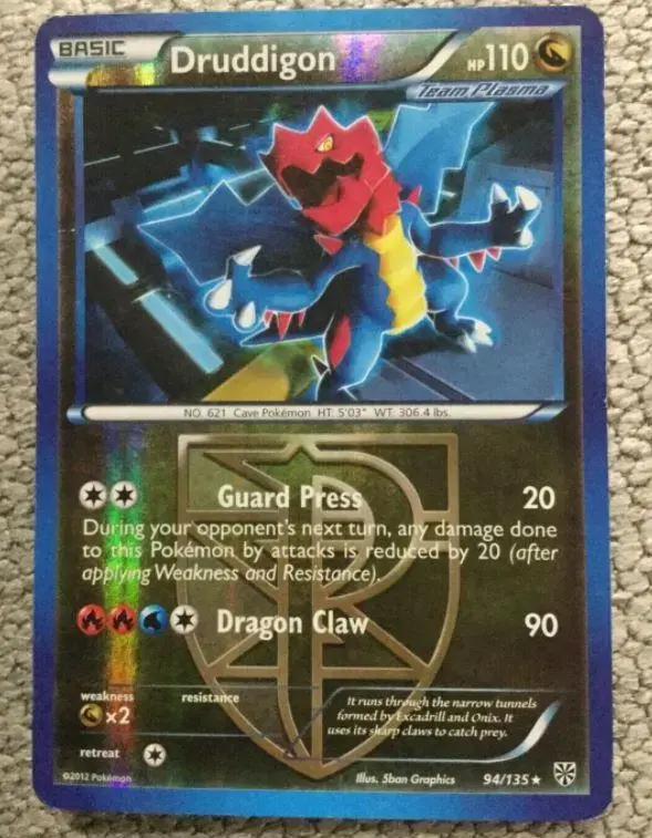 Druddigon [Reverse Holo] - Pokemon Plasma Storm #94